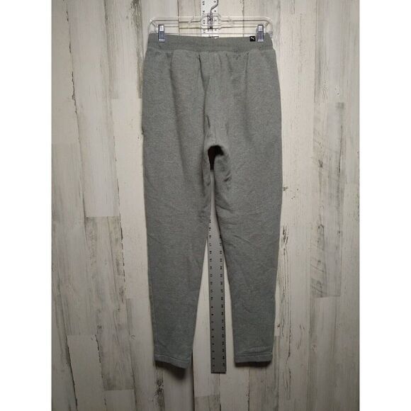 Puma Pants Mens Size Small Gray Casual Track Running Sweatpants - Picture 4 of 10